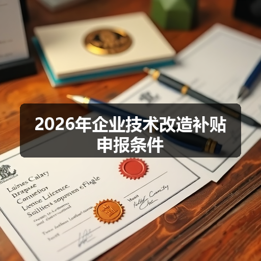 2026年企业技术改造补贴申报条件