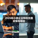 2026年小微企业税收优惠政策有哪些