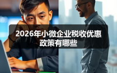 2026年小微企业税收优惠政策有哪些