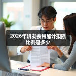 2026年研发费用加计扣除比例是多少