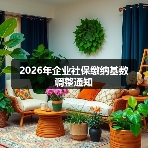 2026年企业社保缴纳基数调整通知