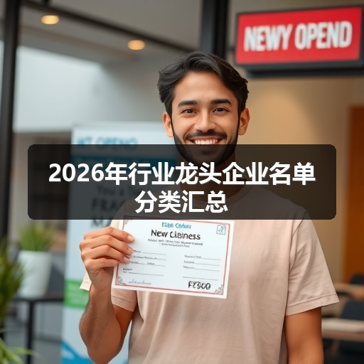 2026年行业龙头企业名单分类汇总 正文配图