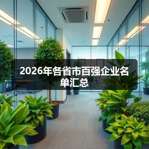 2026年各省市百强企业名单汇总 正文配图