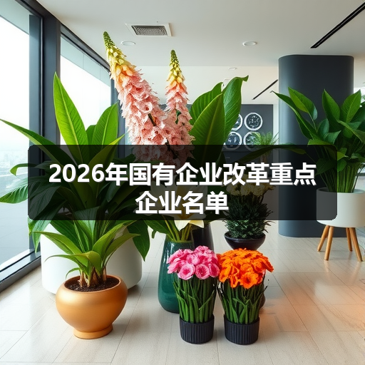 2026年国有企业改革重点企业名单 正文配图