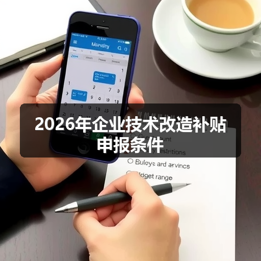 2026年企业技术改造补贴申报条件 正文配图