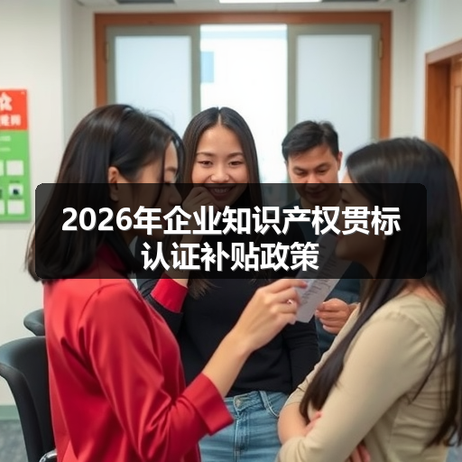 2026年企业知识产权贯标认证补贴政策 正文配图