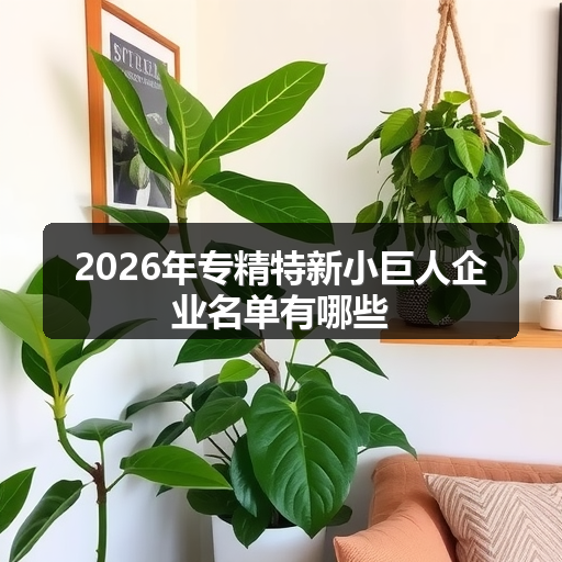 2026年专精特新小巨人企业名单有哪些 正文配图