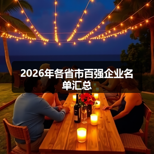 2026年各省市百强企业名单汇总 正文配图