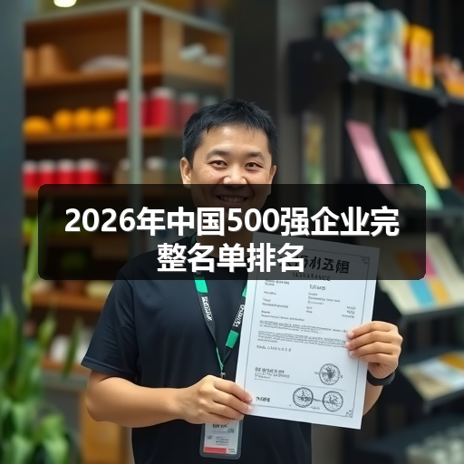 2026年中国500强企业完整名单排名 正文配图