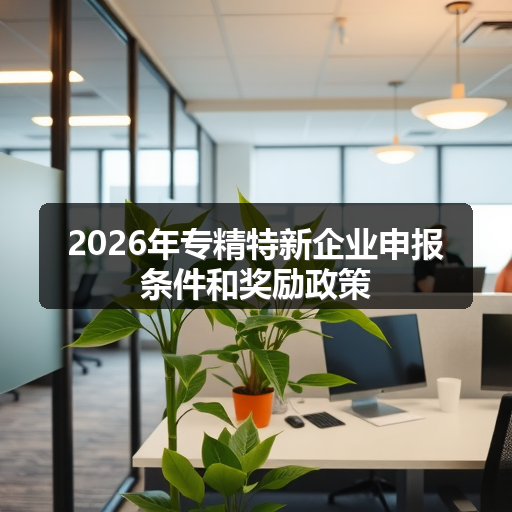 2026年专精特新企业申报条件和奖励政策 正文配图